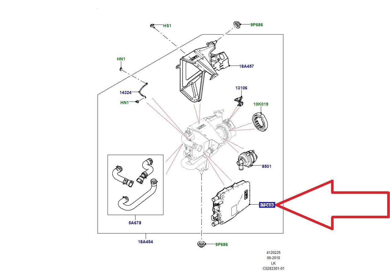 LR187238 LR170907 T4K20774 T4K18471 მაღალი ძაბვის წყლის გამაცხელებელი