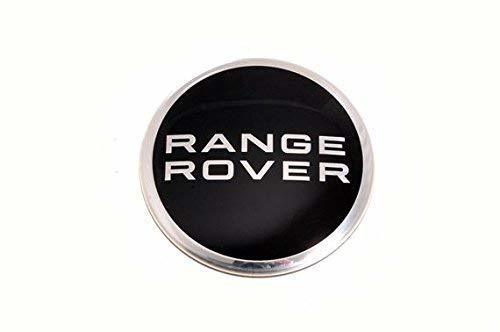 LR089428 Wheel Cover Bright Black Range Rover Badge Genuine Four off