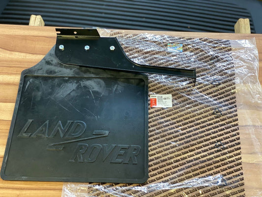 LR055334 MUC3404-LD Rear LH Mudflap Land Rover Logo Defender